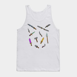 Some fantastic medieval weaponry Tank Top